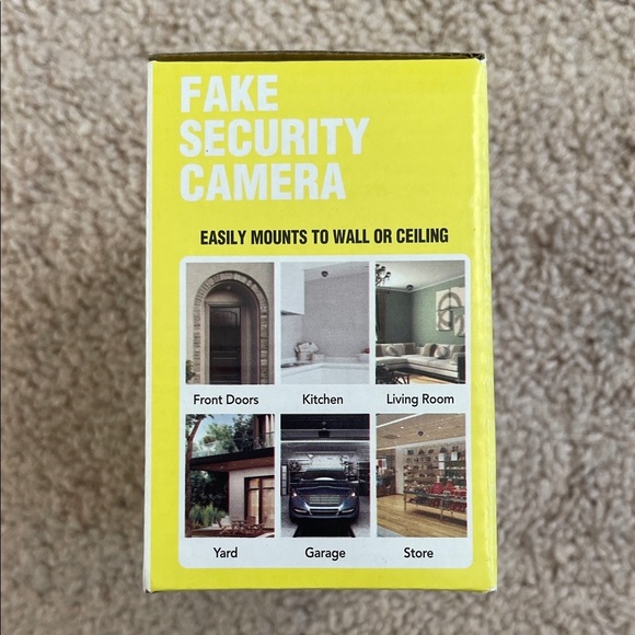 Fake Security Camera with Red LED Light - Picture 4 of 5